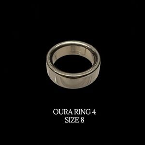Oura Ring 4 Silver Size 8